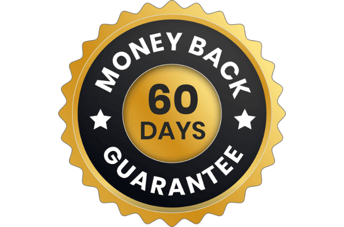 60days money back gurantee
